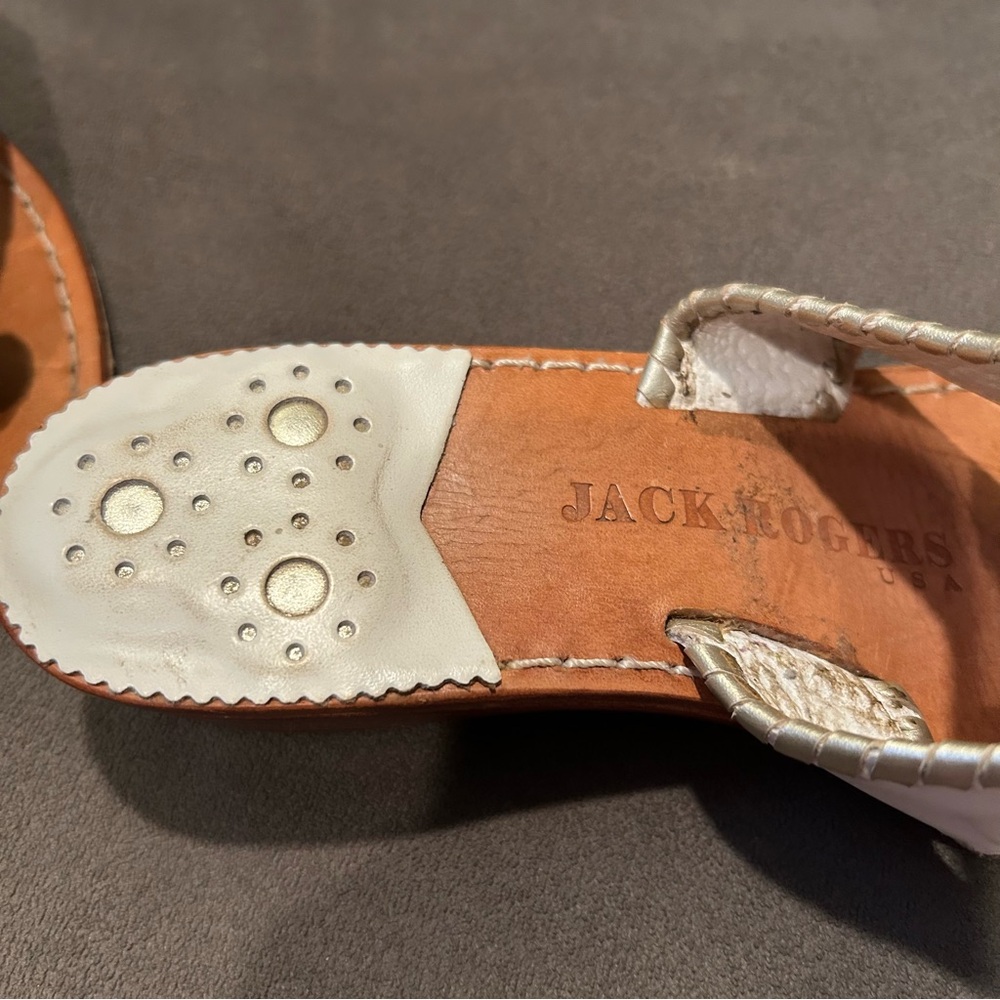 Jack Rogers Hamptons Palm Beach Navajo Thong Sandals US - Picture 7 of 10